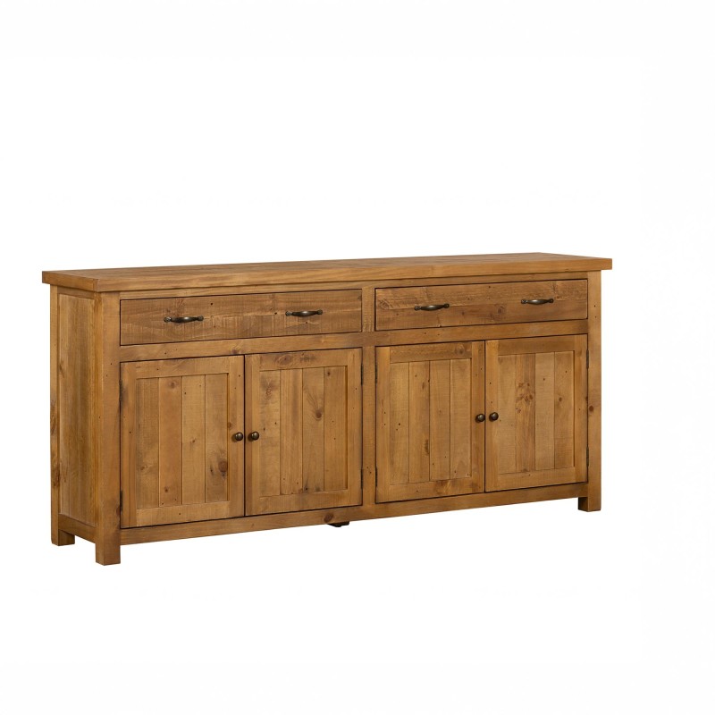 Enfilade en bois massif naturel de pin 200 cm - Richwood