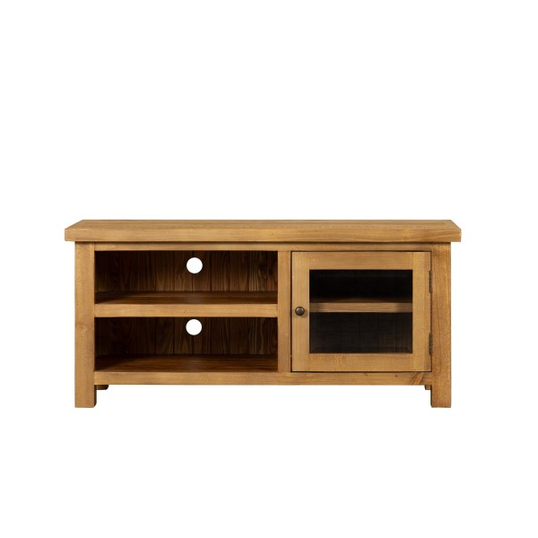 Meuble TV en bois massif naturel de pin 120 cm - Richwood