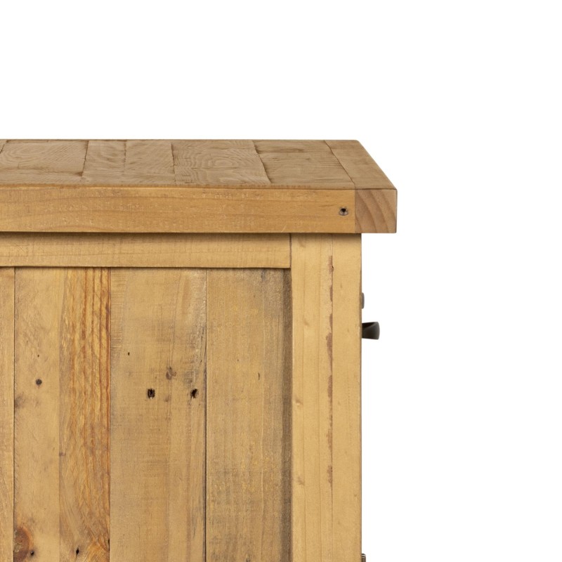 Buffet en bois massif naturel de pin 100 cm - Richwood