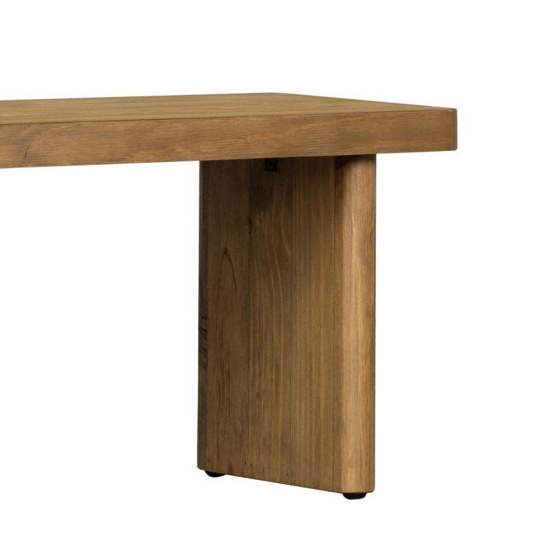 Banc en bois massif naturel de pin - Valdora