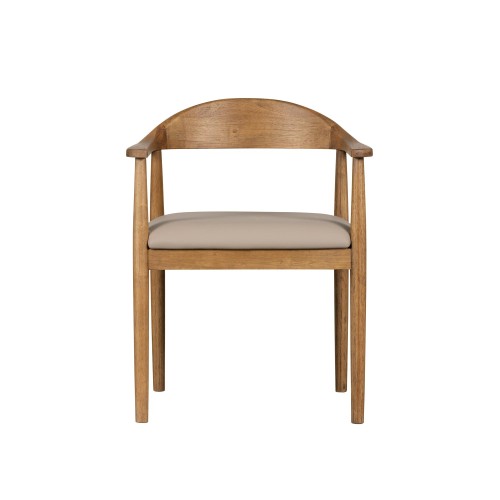 Chaise de salle à manger en bois massif - Valdora