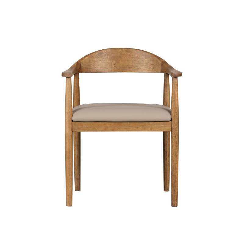 Chaise de salle à manger en bois massif - Valdora