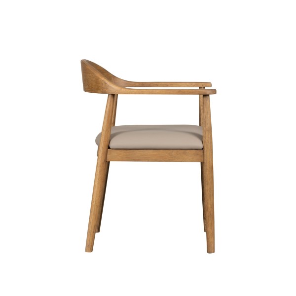 Chaise de salle à manger en bois massif - Valdora