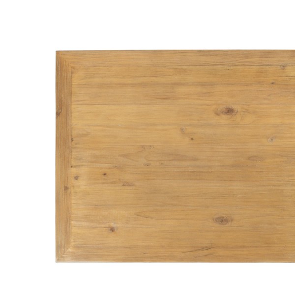Table à manger en bois massif naturel de pin - Ashford