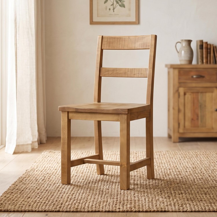 Chaise de salle à manger en bois massif de pin - Richwood