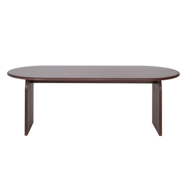 Table à manger ovale et design en bois massif 220 cm - Enoa
