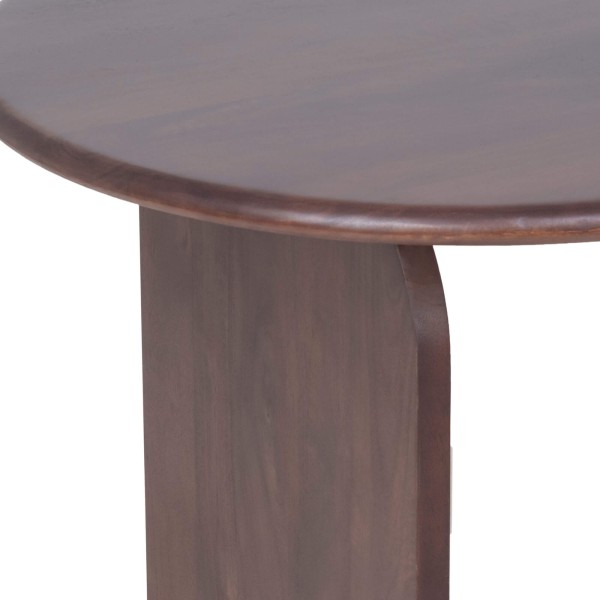 Table à manger ovale et design en bois massif 220 cm - Enoa