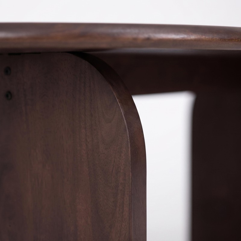 Table à manger ovale et design en bois massif 220 cm - Enoa