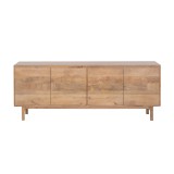 Enfilade en bois massif naturel 200 cm - Ivar