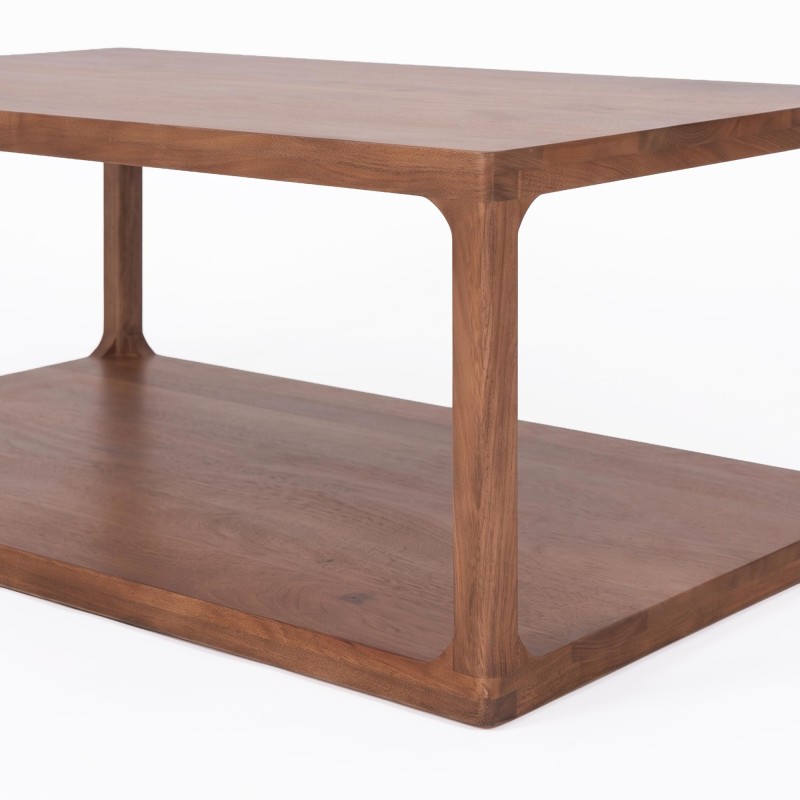 Table basse en bois massif naturel - Elven