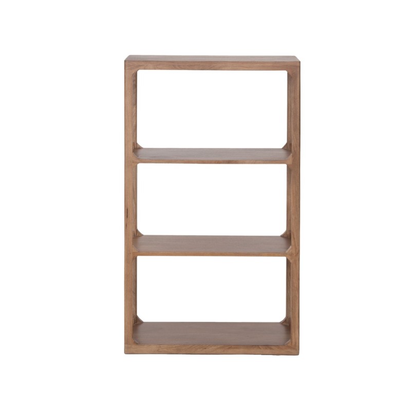 Etagère bibliothèque en bois massif naturel 70 cm - Elven