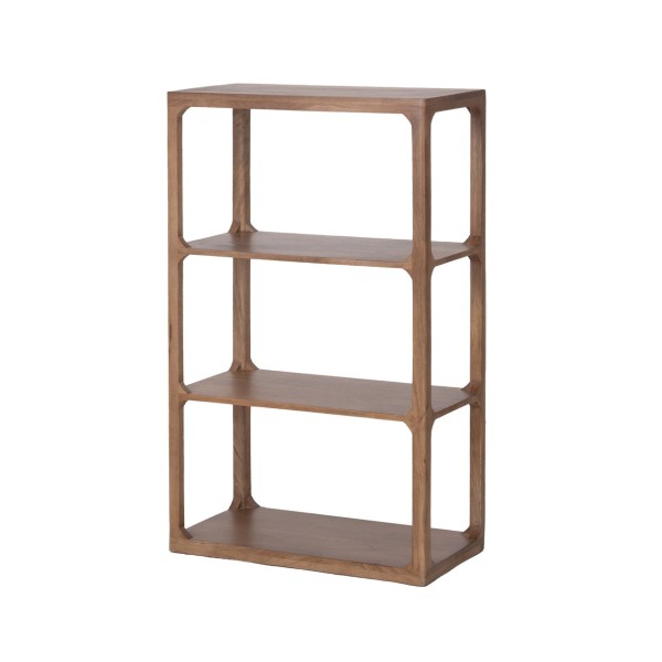 Etagère bibliothèque en bois massif naturel 70 cm - Elven