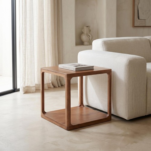 Table d'appoint en bois massif naturel - Elven