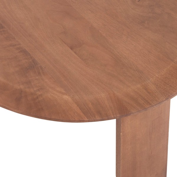 Ensemble de 2 tables basses gigognes rondes en bois massif - Noma