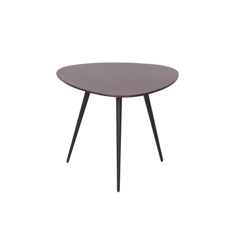 Ensemble de 2 tables basses gigognes vintage en bois massif - Aster