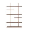 Etagère bibliothèque design en bois massif naturel 125 cm - Varda