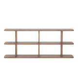 Etagère bibliothèque design en bois massif naturel 170 cm - Varda