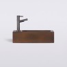 Petit lavabo pour toilettes à suspendre en béton - Core