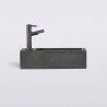 Petit lavabo pour toilettes à suspendre en béton - Core