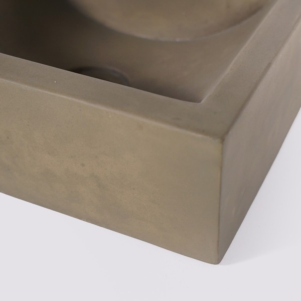 Petit lavabo pour toilettes à suspendre en béton - Core