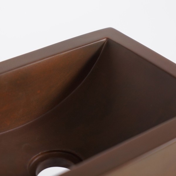 Lave-mains avec porte-serviette et vasque en béton - Core