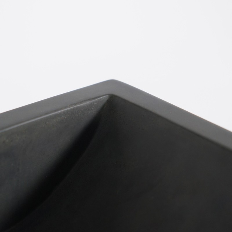 Lave-mains avec porte-serviette et vasque en béton - Core
