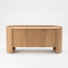 Bahut en bois chêne massif 3 portes 165 cm - Lago