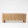 Enfilade en bois de chêne massif 210 cm - Lago
