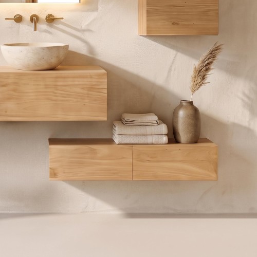 Meuble rangement de salle de bain 90 cm - Trinity