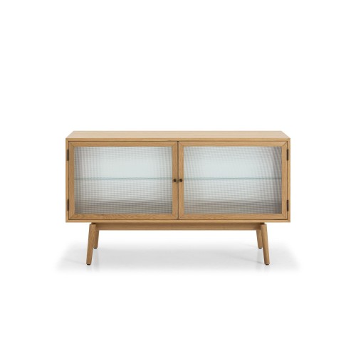 Buffet de salle à manger en bois de chêne 130 cm - Elin