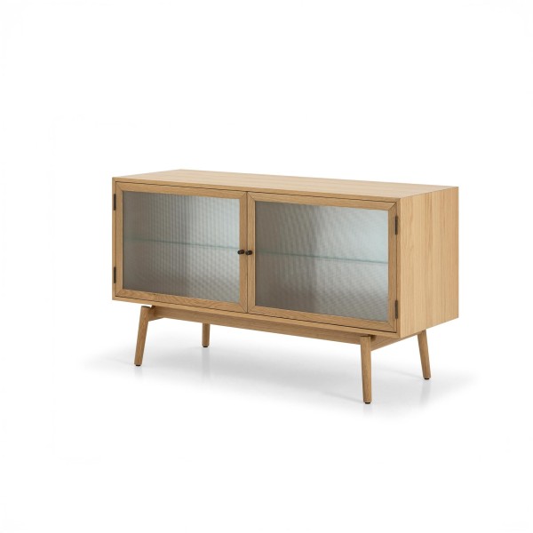 Buffet de salle à manger en bois de chêne 130 cm - Elin