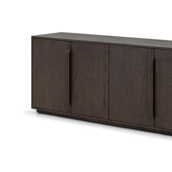 Enfilade en bois foncé de chêne 185 cm - Oria