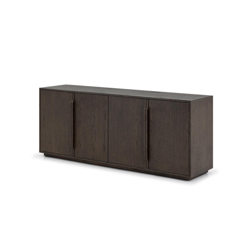 Enfilade en bois foncé de chêne 185 cm - Oria