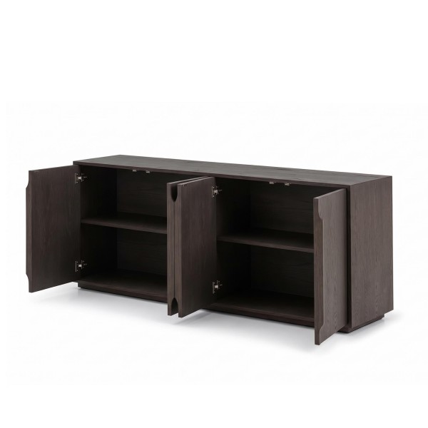 Enfilade en bois foncé de chêne 185 cm - Oria