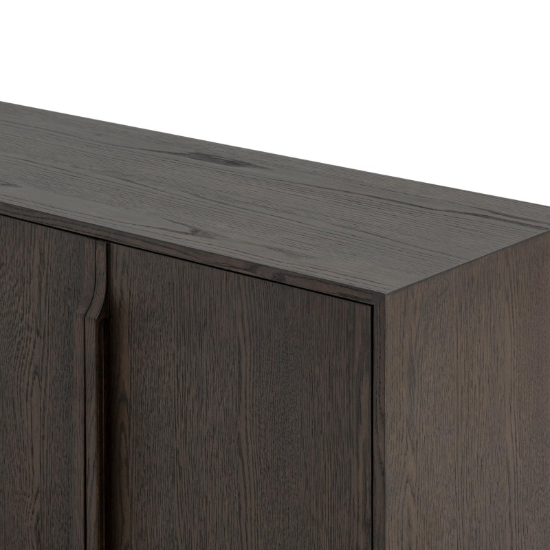 Enfilade en bois foncé de chêne 185 cm - Oria