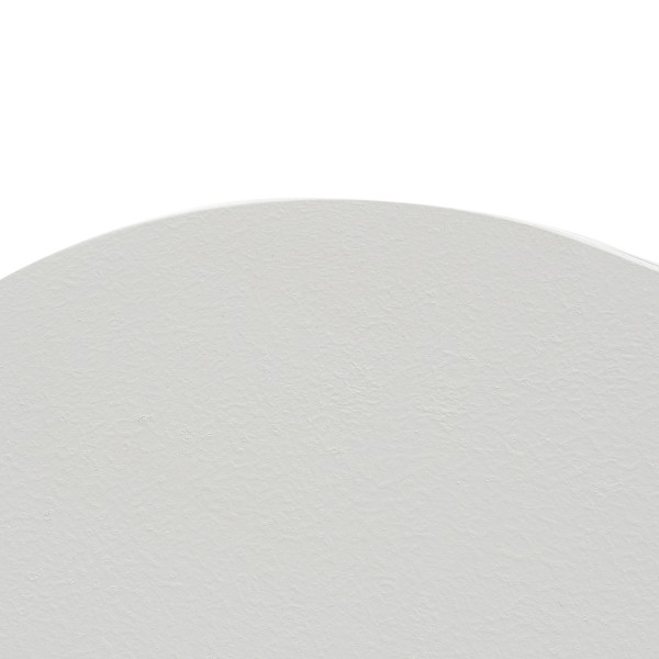 Table basse design blanche en marbre composite - Arco