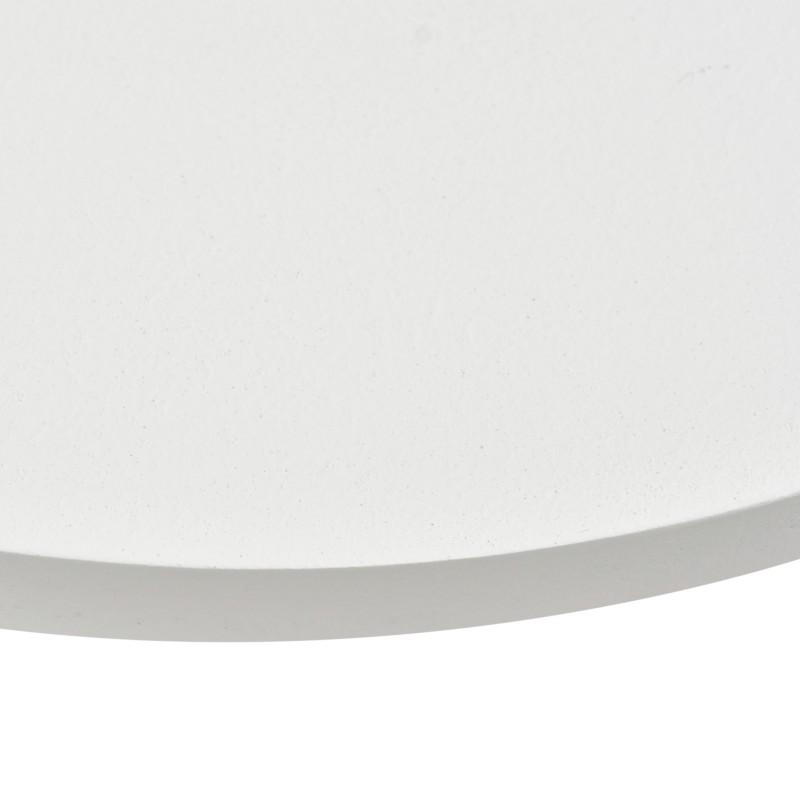 Table basse design blanche en marbre composite - Arco