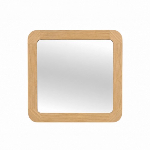 Miroir de salle de bain carré 70 cm x 70 cm avec bords arrondis