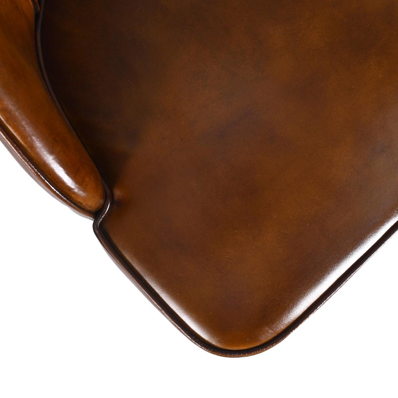 Chaise de bar en cuir Ritz
