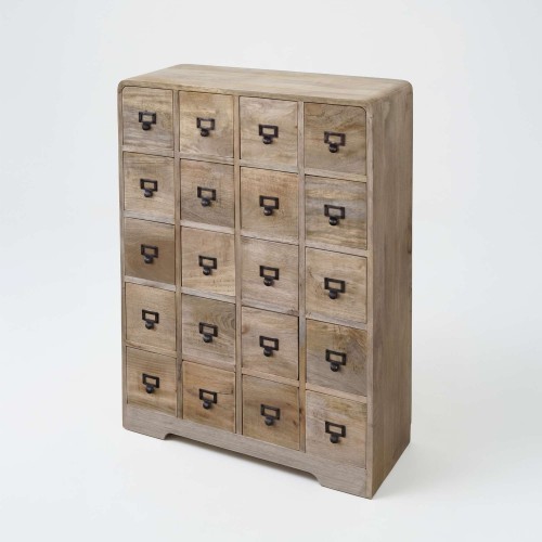 Meuble de rangement en bois massif à tiroirs
