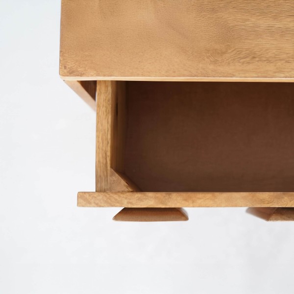 Buffet 3 tiroirs en manguier massif 85 cm - Flow