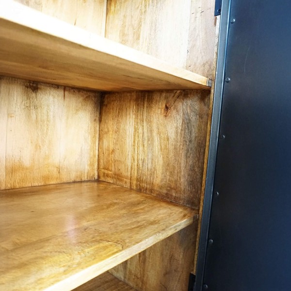 Petit buffet bois et métal - Brooklyn