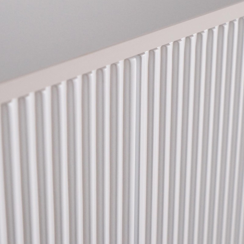 Meuble sous vasque suspendu blanc avec plan en céramique 150 cm - Olivine