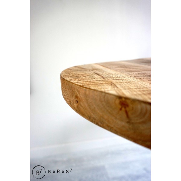Table ronde industrielle bistrot 60 cm