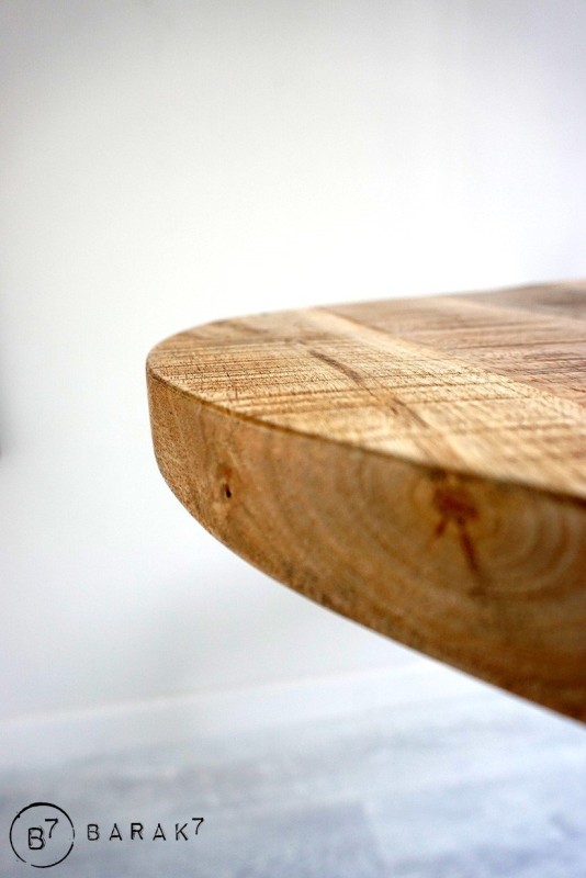 Table restaurant ronde industrielle bistrot 60 cm