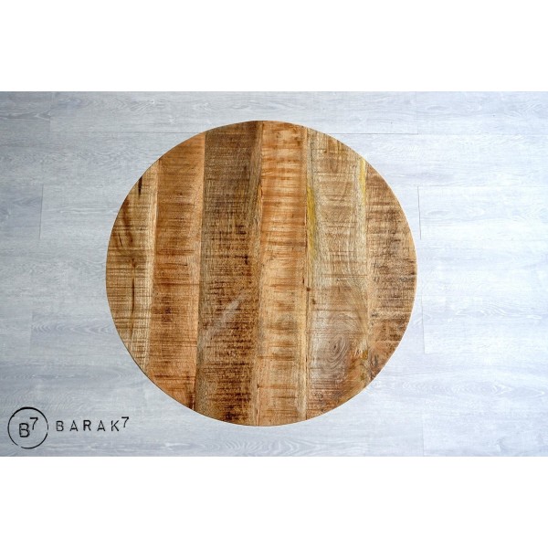 Table ronde industrielle bistrot 60 cm