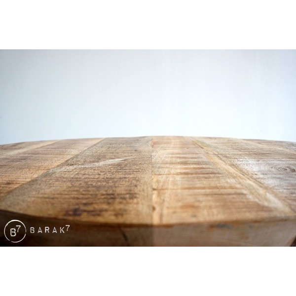 Table ronde industrielle bistrot 60 cm