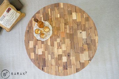 Table basse vintage "pépite"