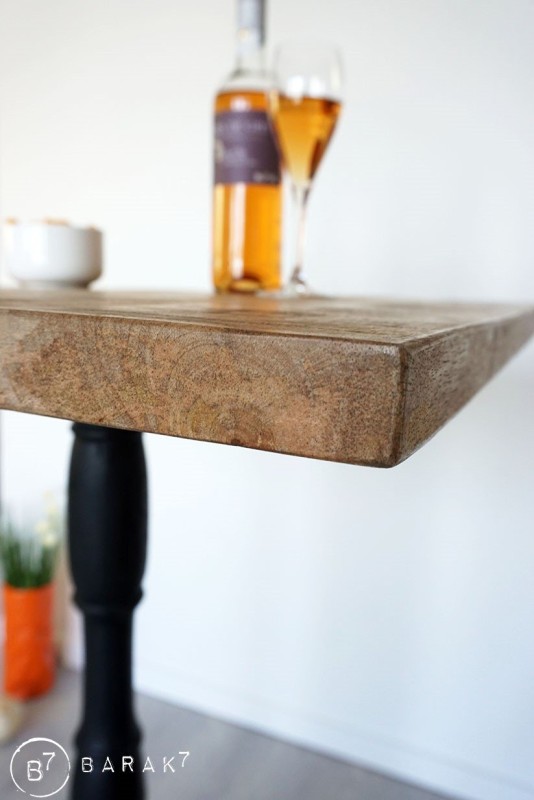 Table restaurant haute bistrot carrée 70 cm