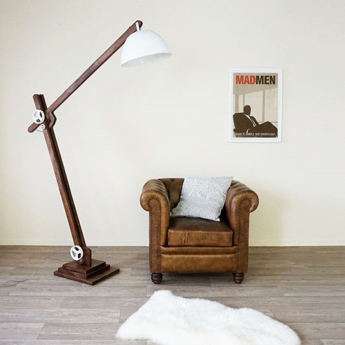 Lampe industrielle sur pied Acrobat